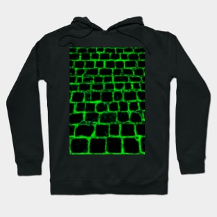 Texture - Neon Green Street Hoodie